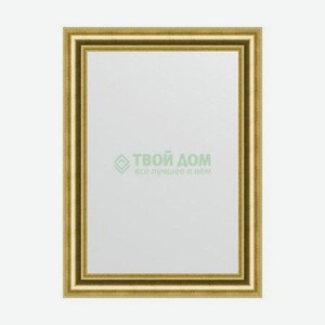 Зеркало в багетной раме Evoform состаренное золото 67 мм 56х76 см