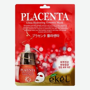 Тканевая маска для лица с экстрактом плаценты Placenta Ultra Hydrating Essence Mask 25г