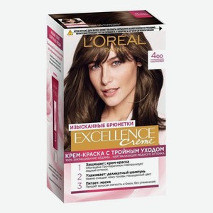 Крем-краска для волос Excellence Creme 270мл: 400 Каштановый