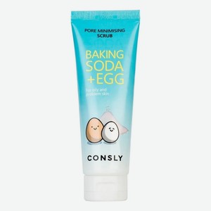 Скраб для лица с содой и яичным белком Baking Soda & Egg Pore Minimising Scrub 120мл