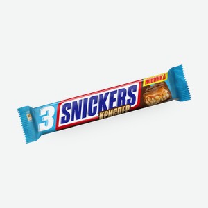 Батончик Snickers Crisper шоколадный, 60 г