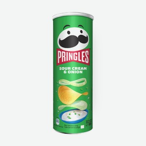 Чипсы Pringles сметана-лук, 165 г