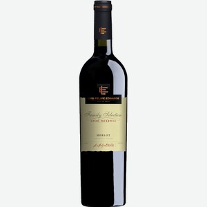 Вино Merlot Family Selection Gran Reserva 0.75л.