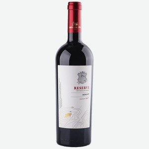 Вино КАРТА Резерва Мерло выдержанное, красное, сухое, 0.75л