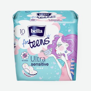 Прокладки гигиенические Bella for teens Ultra Sensitive супертонкие, 10 шт.