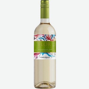 Вино Флор де Винья Совиньон Блан молодое сортовое рег.Центральная Долина белое сухое 12% 0,75л