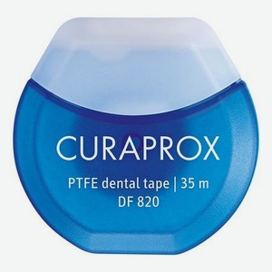 Нить межзубная тефлоновая с хлоргексидином PTFE Dental Tape DF 820 35м