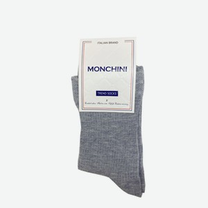 Носки женские Monchini артL155 - Серый, Без дизайна, 38-40