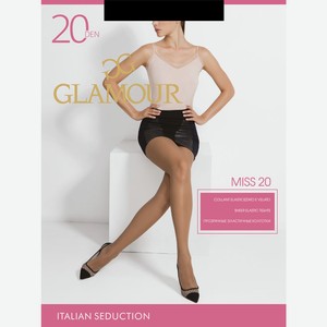 Колготки женские Glamour Miss 20 den - Nero, Без дизайна, 2
