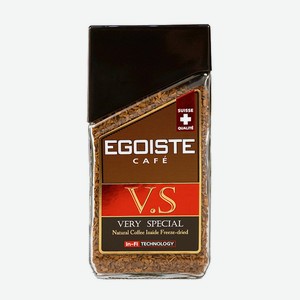Кофе растворимый Egoiste VS с содержанием молотого 100 г ст/б