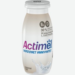 Продукт кисломолочный <Actimel> обогащ натуральный ж1.6% 95г пл/б Россия