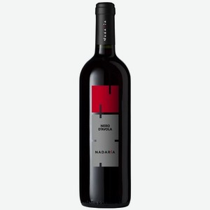 Вино Надария Неро д Авола Терре Сичилиане IGT красное сухое 14% 0,75л