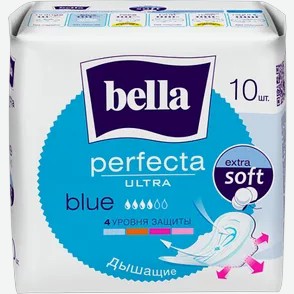 Прокладки ультратонкие bella Perfecta Blue 10 шт.