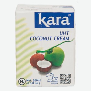 Крем для готовки Kara на основе мякоти кокос ореха 24% 200мл