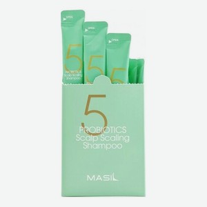 Шампунь для глубокого очищения кожи головы с пробиотиками 5 Probiotics Scalp Scaling Shampoo: Шампунь 20*8мл