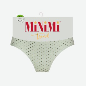 Трусы женские MINIMI MT_Pois_231 Panty - Menta, горошек, 46