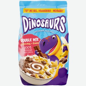 Завтрак готовый Kellogg s Dinosaurs из злаков Шоколадно-банановый микс, 200 г