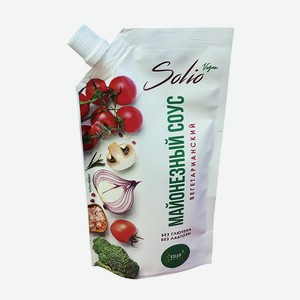 Майонезный соус Solio провансаль вегетарианский 50,5% 200мл