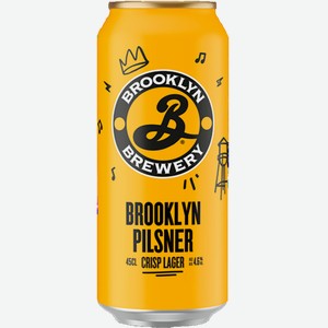 Светлое пиво Brooklyn Pilsner 0.45л.