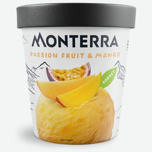 Сорбет Monterra манго/маракуйя ведерко 300 г