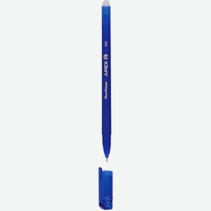Ручка гелевая стираемая berlingo apex e синяя 0,5мм трехгранная