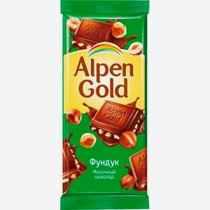 Шоколад Alpen Gold 85г с орехом крафт