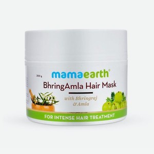 Маска для волос Mamaearth Bhringraj & Amla для интенсивного лечения, 200 мл