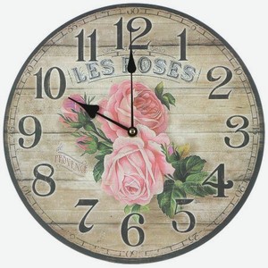 Часы настенные Bolai Arts Розы 34 см