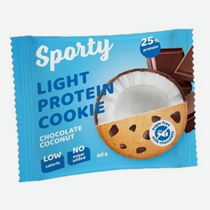 Печенье Sporty Protein Light Шоколад-кокос 40 г