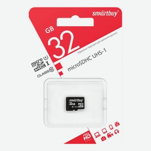 Карта памяти Smartbuy MicroSDHC 32 Гб класс 10