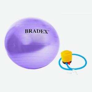 Гимнастический мяч Bradex для фитнеса 65 см с насосом
