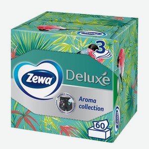 Салфетки бумажные Zewa Deluxe Арома коллекция 60 шт