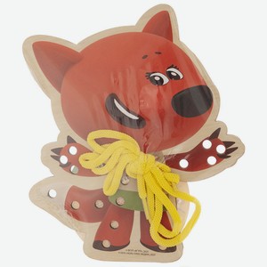 Игрушка деревянная шнуровка Мишки
