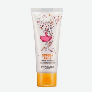 PRIVIA Солнцезащитный крем V-Face Sun Cream SPF50+ PA+++