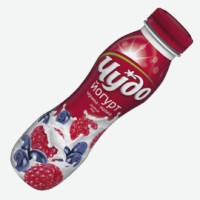 Йогурт питьевой   Чудо   Черника-малина, 1,9%, 260 г
