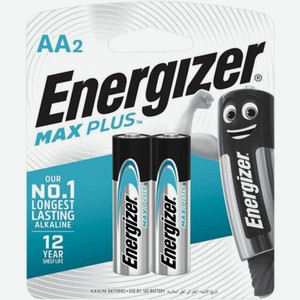 Батарейка алкалиновая Energizer max plus АА LR06 2шт