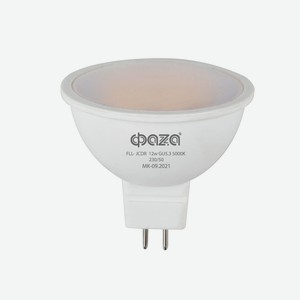 Лампа светодиодная ФАZА FLL- JCDR 12w GU5.3 5000K 230/50