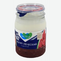 Йогурт   Lactica   Греческий с малиной, 3%, 190 г