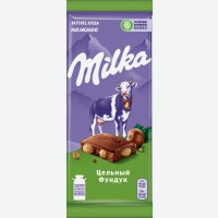 Шоколад   Milka   молочный с цельным фундуком, 90 г