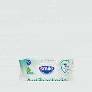 Влажные салфетки SMILE Антибактериальные С Подорожником 100 шт