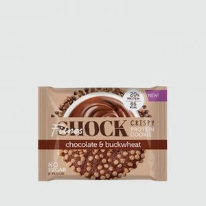 Печенье неглазированное FITNESSHOCK Шоколад-гречка 30 гр