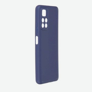 Чехол силиконовый Alwio для Xiaomi Poco M4 Pro 5G, soft touch, темно-синий