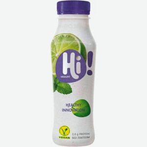 Напиток растительный на йогуртовой закваске Hi с лимоном и лаймом 2%, 270 г
