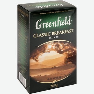Чай чёрный Greenfield Classic Breakfast, 200 г