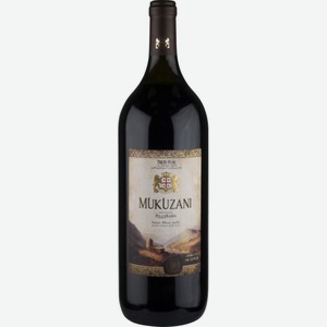 Вино Tbilisi Peak Мукузани красное сухое 12 % алк., Грузия, 1,5 л