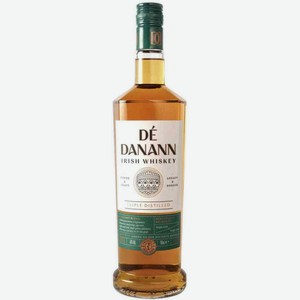 Виски купажированный De Danann 40 % алк., Ирландия, 0.7 л