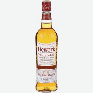 Виски купажированный Dewar s White Label 40 % алк., Великобритания, 0,7 л