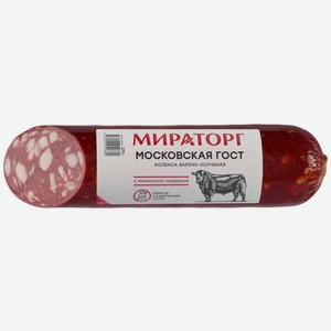 Колбаса варёно-копчёная Московская Мираторг, 375 г