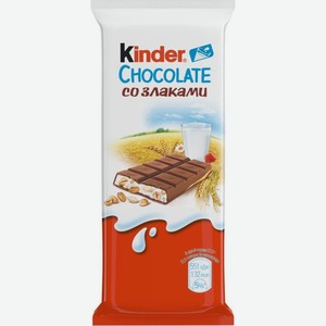 Шоколад Kinder Country молочный со злаками, 23.5 г