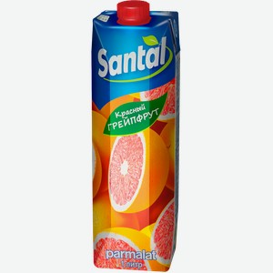 Напиток сокосодержащий Сантал красный Грейпфрут Пармалат т/п, 1 л